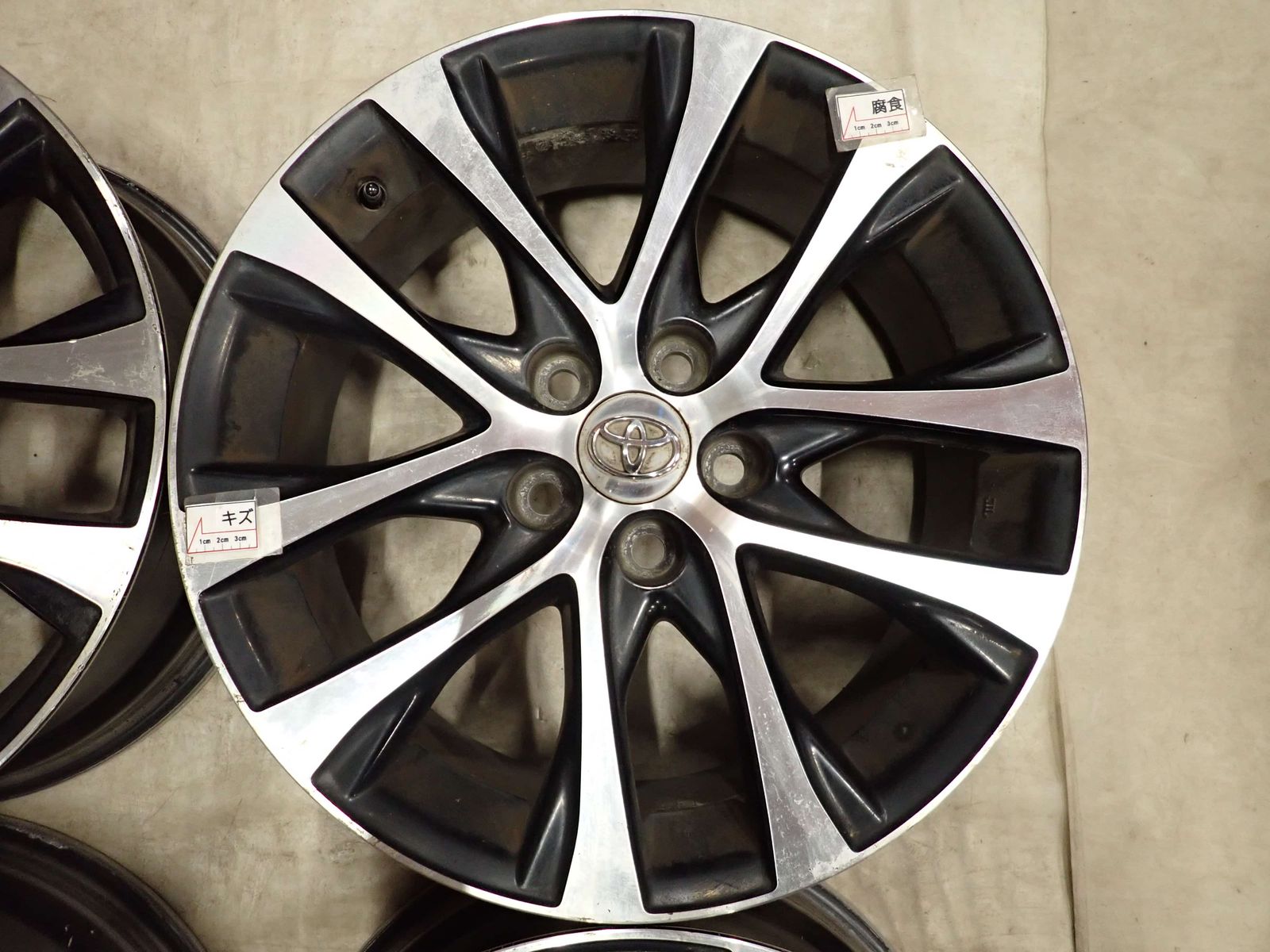 4本SET 会社宛 送料無料 18×7J TOYOTA トヨタ ACR50W エスティマ