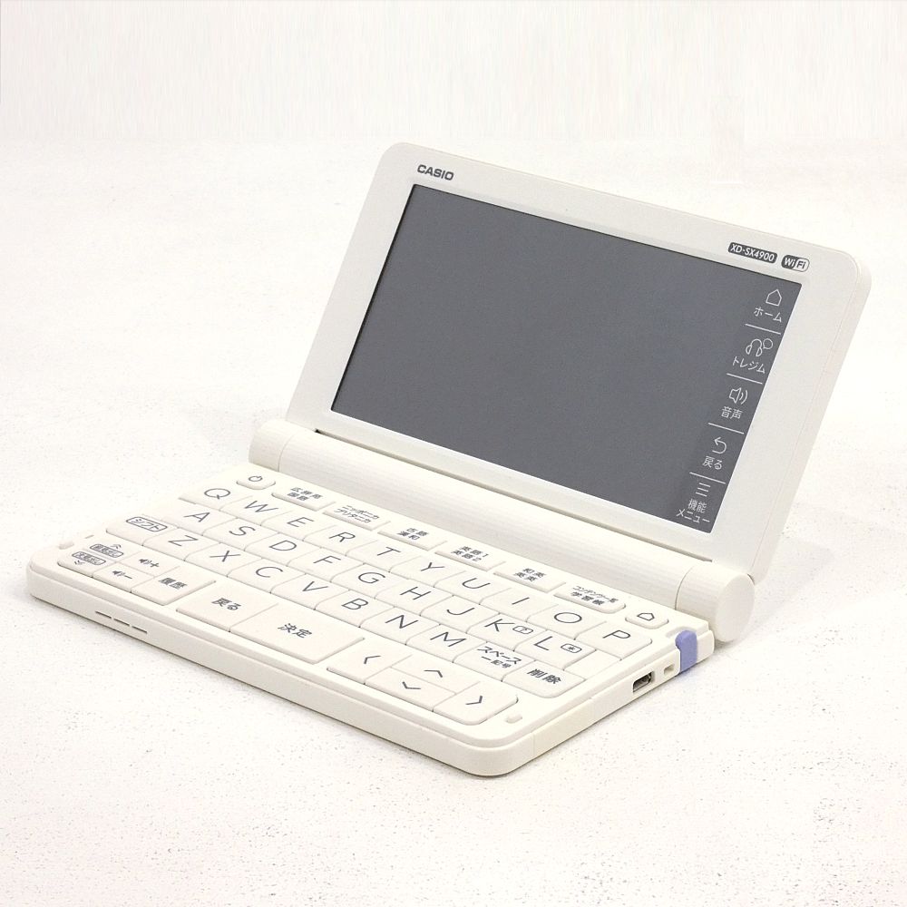 【小牧店】本体のみ　CASIO　EX-word　電子辞書　ホワイト　XD-SX4900 【I423-5789】