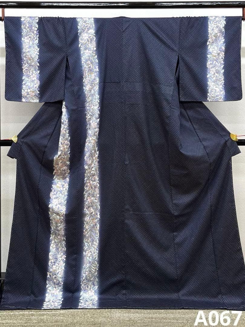 特選 総汕頭刺繍 手刺繍 葡萄 正絹 ガード加工済 躾糸付き 通し胴裏 A067