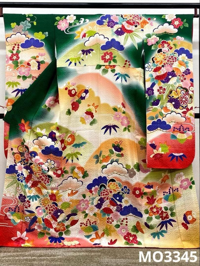 振袖 金彩 紋意匠 身丈165cm MO3345