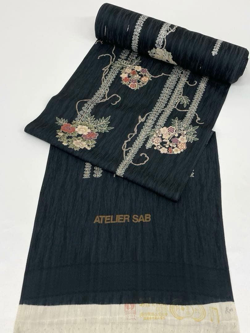 小紋 紋意匠 ATELIER SAB 正絹 反物 T9621