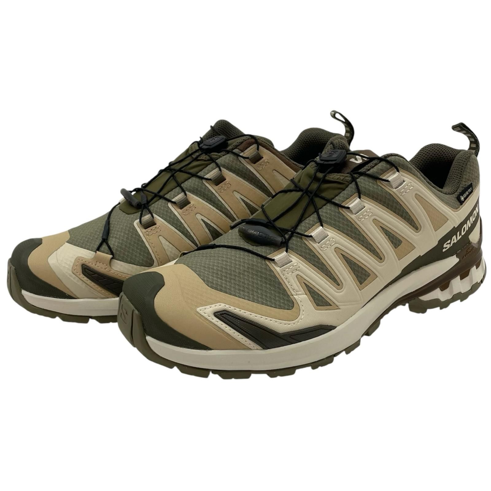【中古】SALOMON | サロモン XA PRO 3D V9 GORE-TEX トレイルランニングシューズ　スニーカー靴　 478202 オリーブ 27.5cm【尾張小牧店】