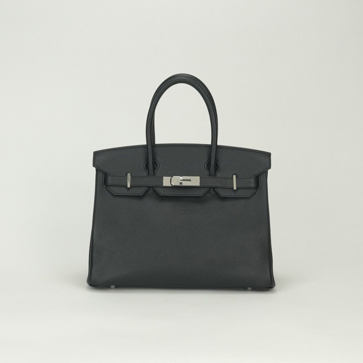 エルメス HERMES バーキン30 バーキン 30 バッグ トートバッグ エプソン ノワール Noir ブラック Black 黒 シルバー金具 ハンドバッグ ヴォーエプソン