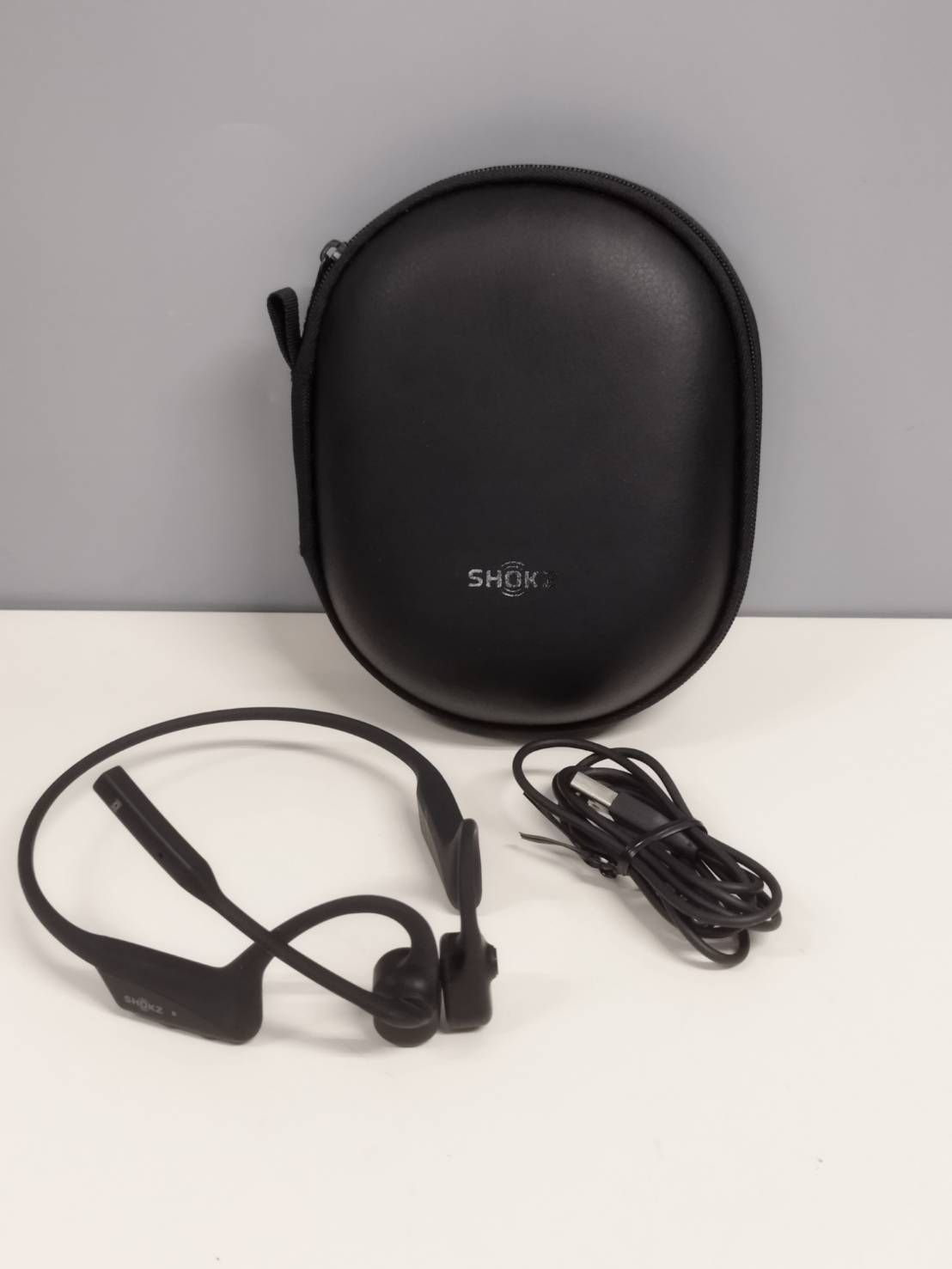 良品】SHOKZ OpenComm2/C110/ワイヤレス骨伝導ヘッドセット - メルカリ
