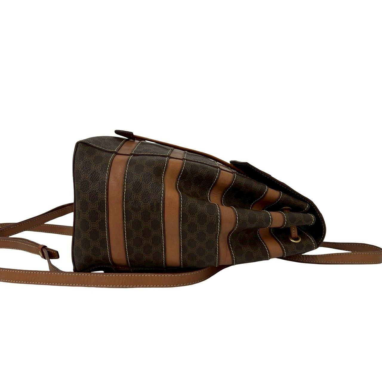 極 美品 CELINE セリーヌ ヴィンテージ マカダム ブラゾン トリオンフ