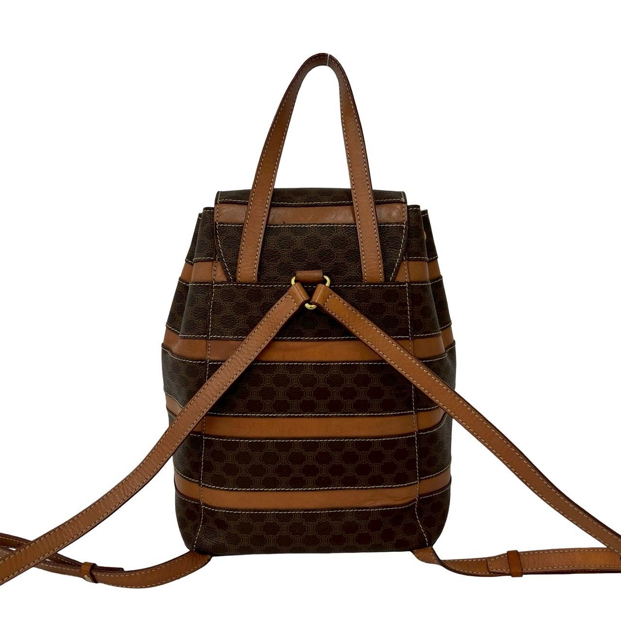 極 美品 CELINE セリーヌ ヴィンテージ マカダム ブラゾン トリオンフ