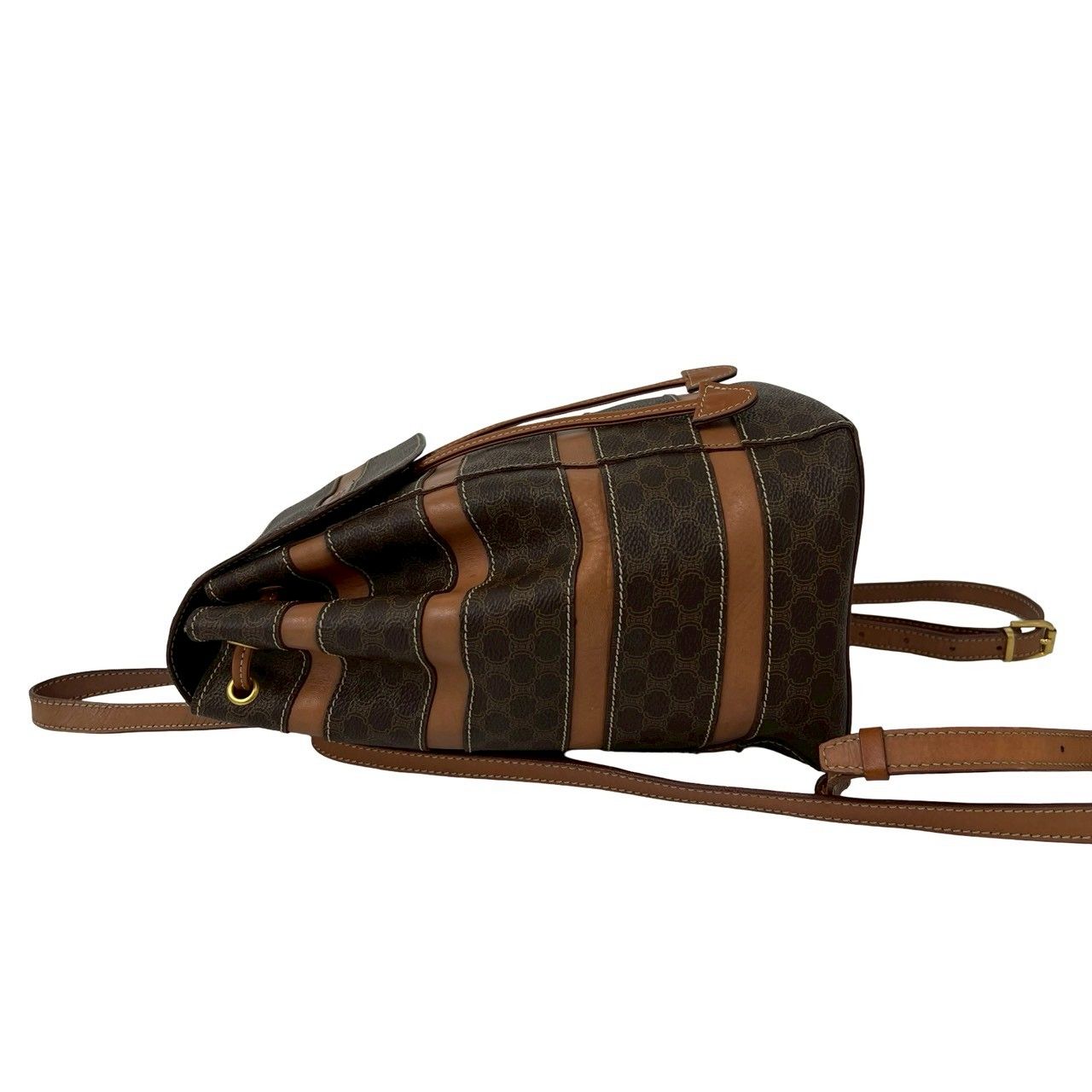 極 美品 CELINE セリーヌ ヴィンテージ マカダム ブラゾン トリオンフ