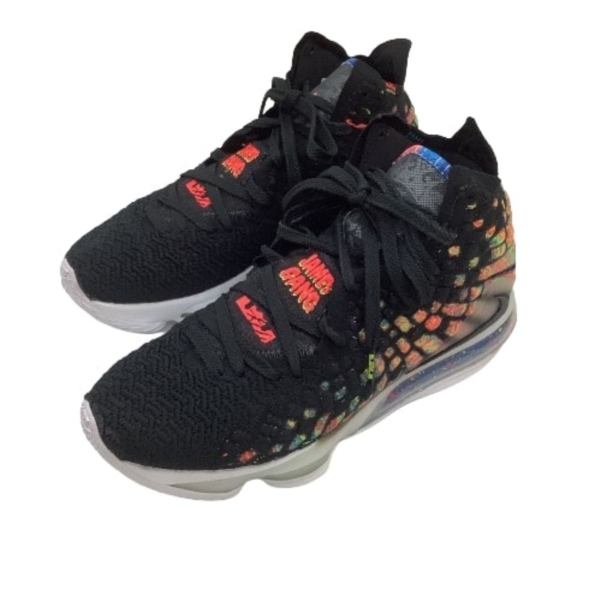 ♪♪NIKE ナイキ レブロン 17 ジェームズ ギャング マルチカラー SIZE 27sennti BQ3177-005 ブラック