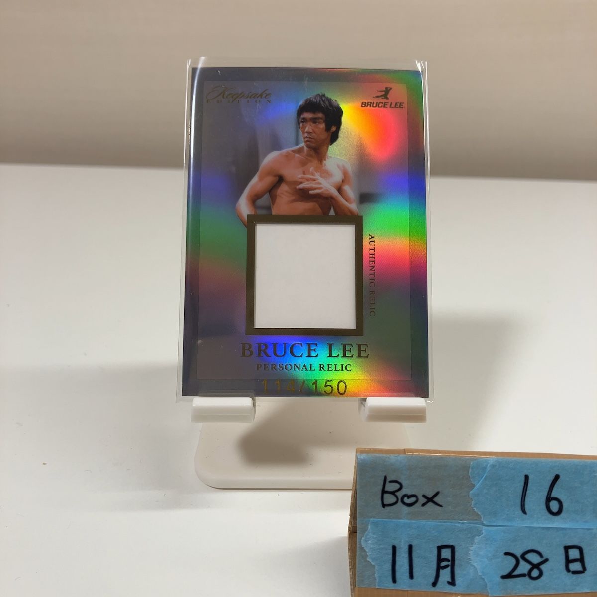2024 Keepsake Edition 50th Anniversary Bruce Lee 114/150 Martial Artist Authentic Personal Relic カード