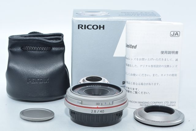 特上品】 ペンタックス HD PENTAX-DA 40mmF2.8 Limited シルバー