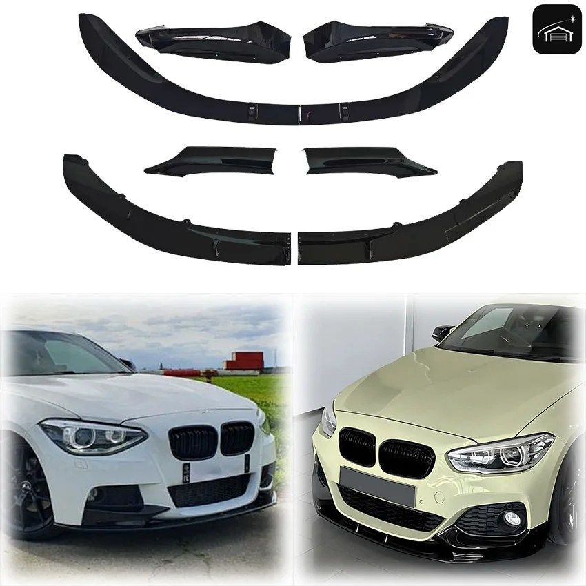 2012～2019年式 BMW 1シリーズ F20 F21 118I 120I M135I M140I Mパフォーマンス フロントバンパーリップスプリッターディフューザー グロス