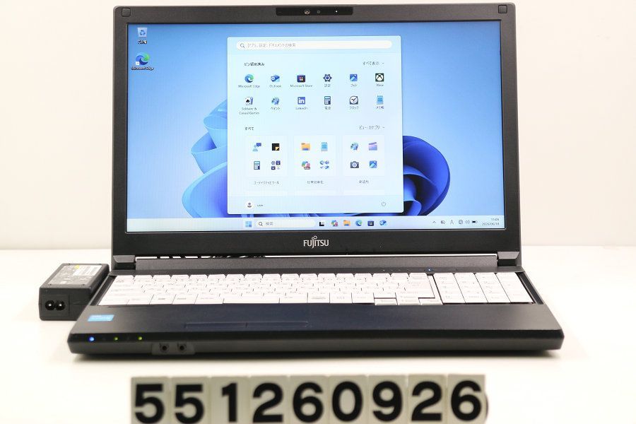 富士通 LIFEBOOK A5511/HX Core i3 1125G4 2GHz/8GB/256GB(SSD)/Multi/15.6W/FWXGA(1366x768)/Win11 【551260926】
