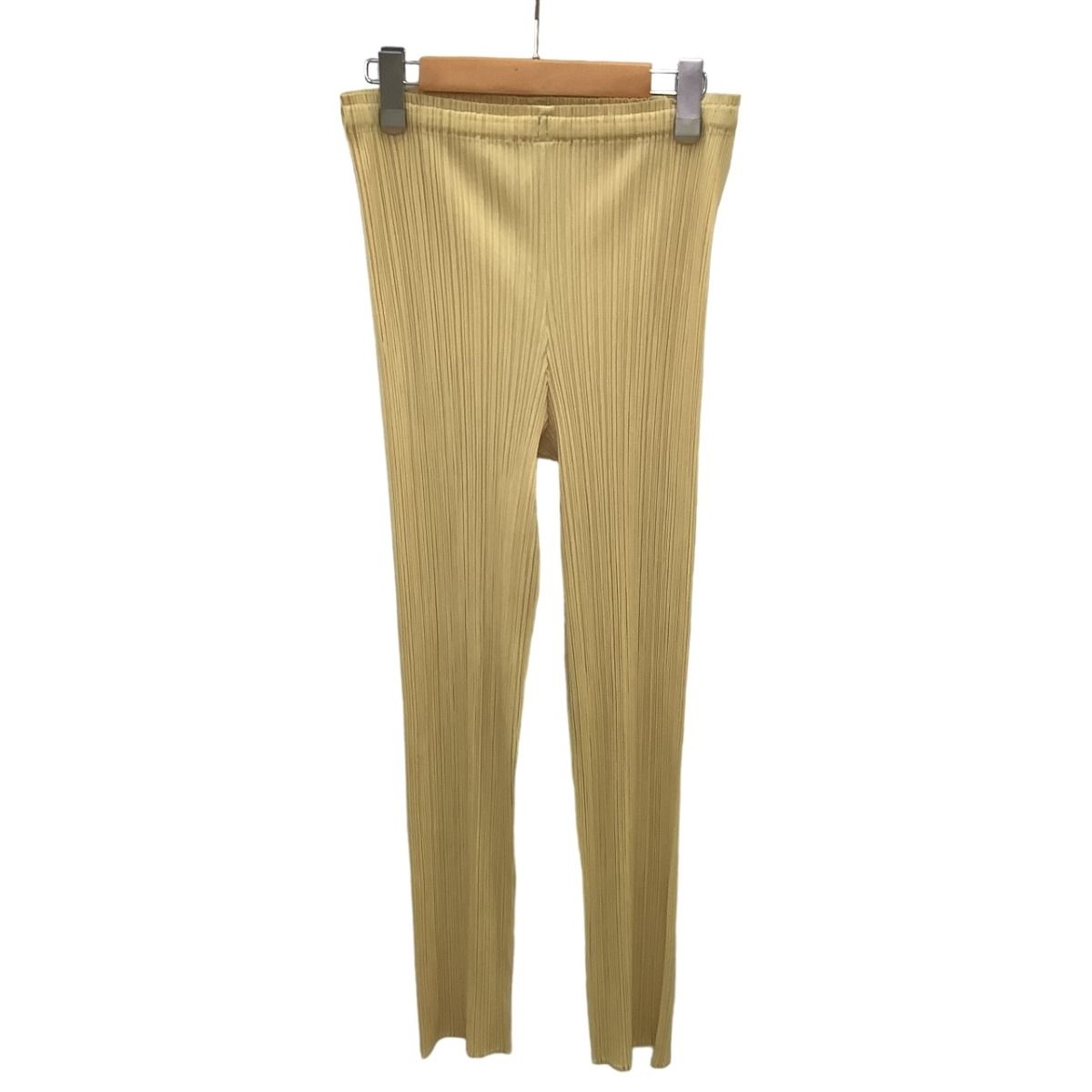 ♪♪ISSEY MIYAKE イッセイミヤケ PLEATS PLEASE パンツ SIZE 3 PP93-JF036 クリーム