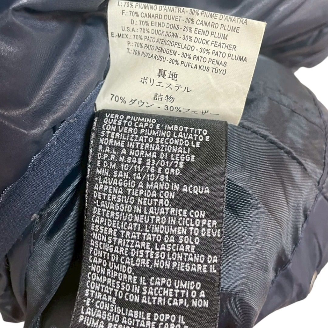 a2907 【美品】DIESEL ディーゼル ダウンベスト L ネイビー