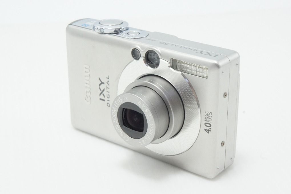 Canon IXY DIGITAL 50 コンパクトデジカメ Canon キヤノン IXY DIGITAL 50 コンパクトデジタルカメラ シルバー