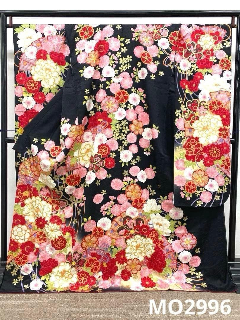 振袖 豪華 金彩 刺繍 紋意匠 身丈171cm 撥水加工済 MO2996