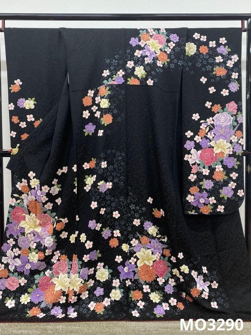 振袖 金駒 金彩 金通し 身丈168cm MO3290
