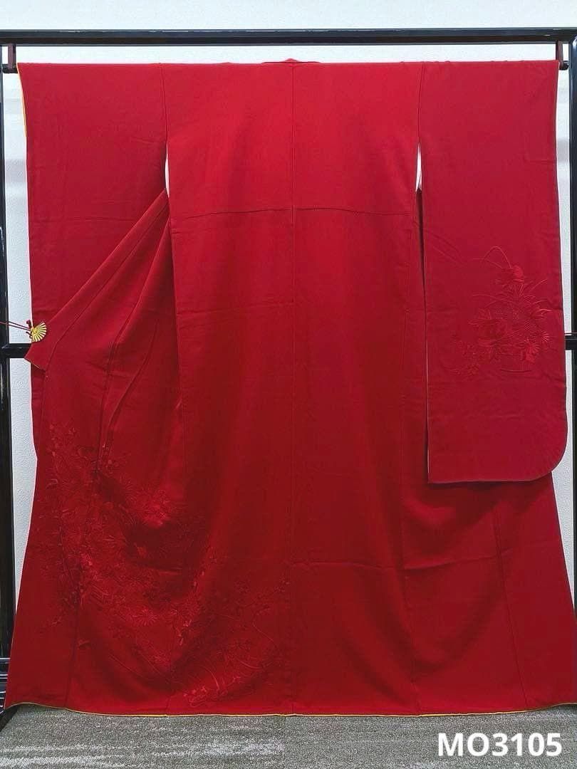 振袖 豪華 刺繍 華ぐるま 身丈163cm MO3105