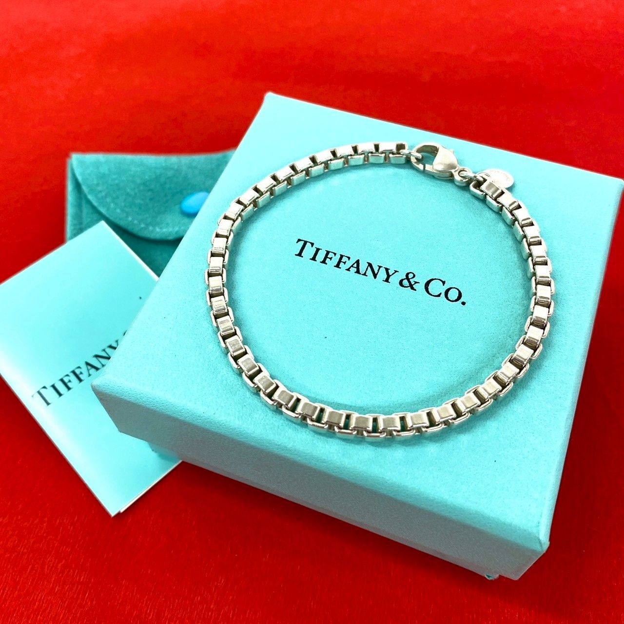 極 美品 箱 袋付 TIFFANY&Co. ティファニー ヴィンテージ ベネチアン