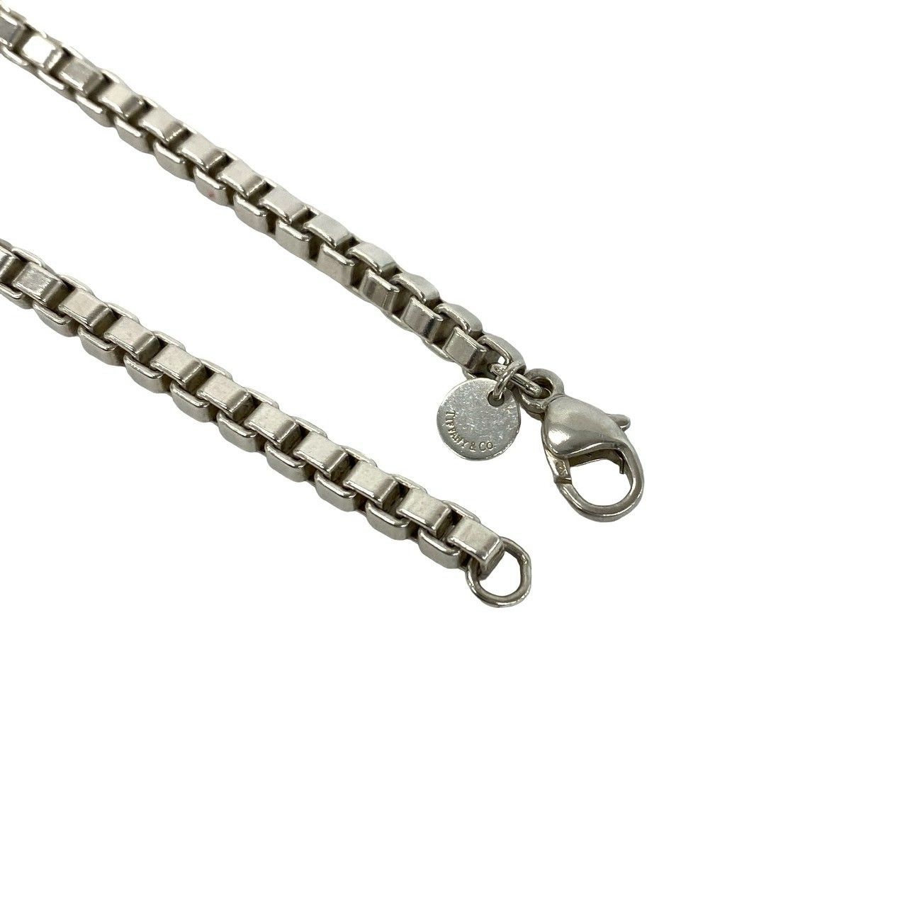 極美品 ティファニー ダブル ベネチアン チェーン ブレスレット 極 美品 箱 袋付 TIFFANY&Co. ティファニー ヴィンテージ ベネチアン