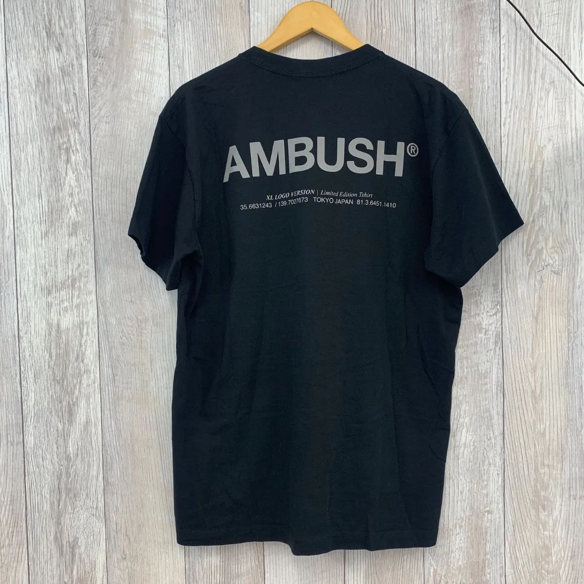 AMBUSH アンブッシュ Tシャツ 半袖 ブラック 3サイズ 平塚店 衣料品 ㉛ 