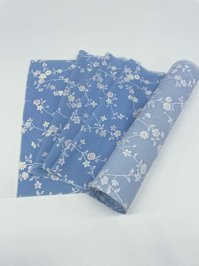 小紋 桜 全体柄 京友禅 正絹 反物 T8385 - メルカリ