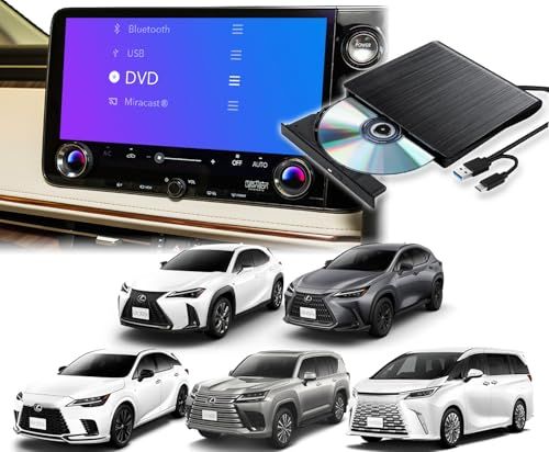 【レクサス適用】 OMEGATECH【国内正規品】 車載DVDプレーヤー 車用CDプレーヤー 純正ディスプレイオーディオ カーオーディオプレーヤー プラグアンドプレイ レクサスUX 10系 NX 20系 RX 10系 LX600 LM 対応 期間限定ケースas 9,798円