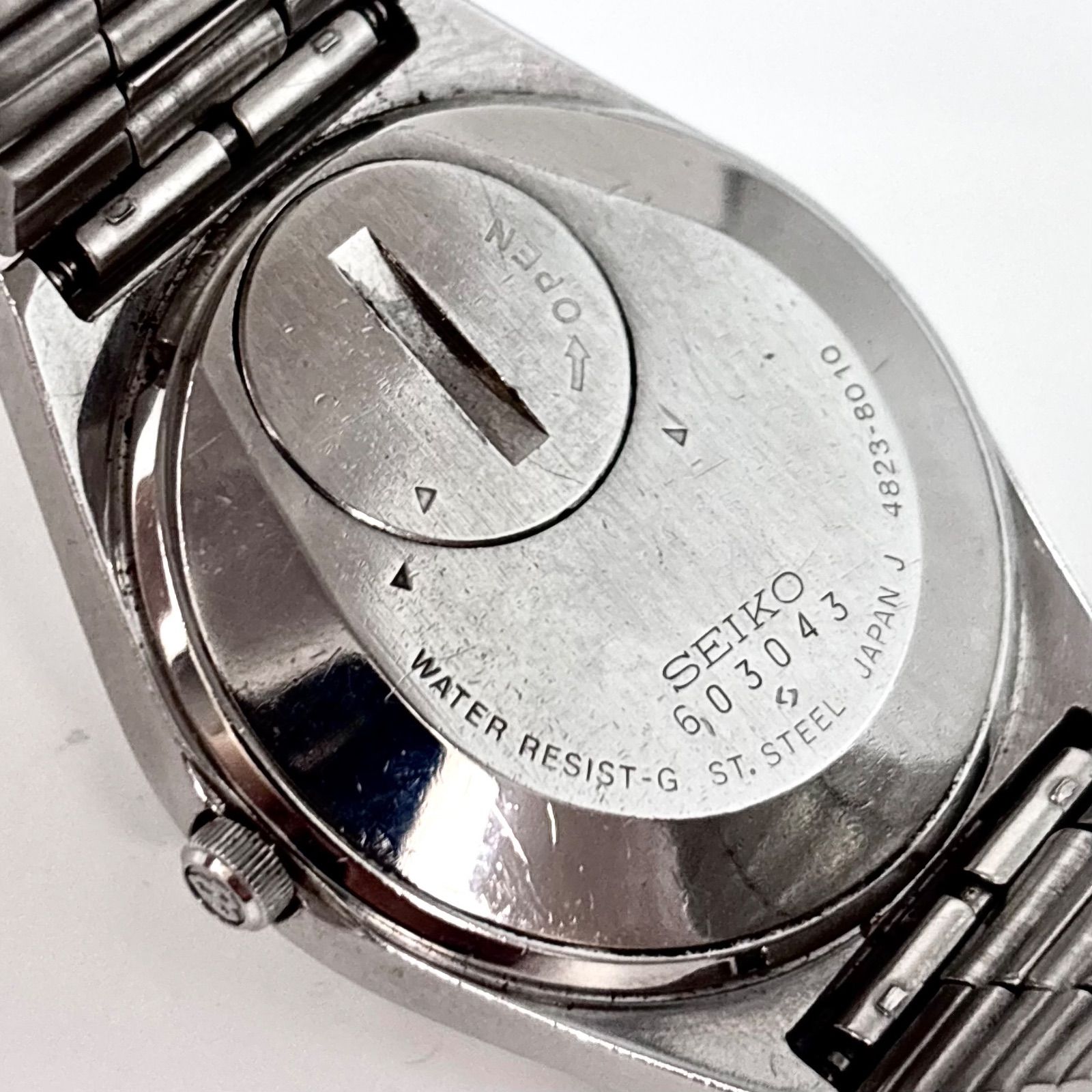 稼働】SEIKO/セイコー KING QUARTZ/キングクォーツ 腕時計 変わり文字