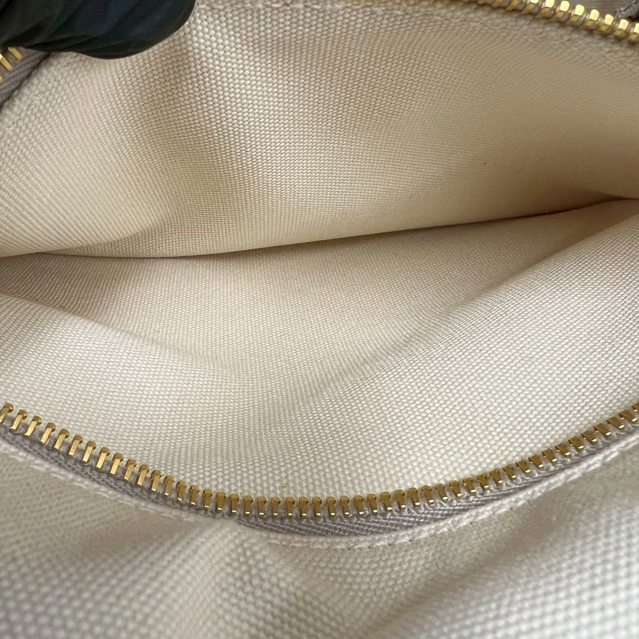 極 美品 保存袋付 PRADA プラダ カナパ 三角ロゴ 金具 プリント 