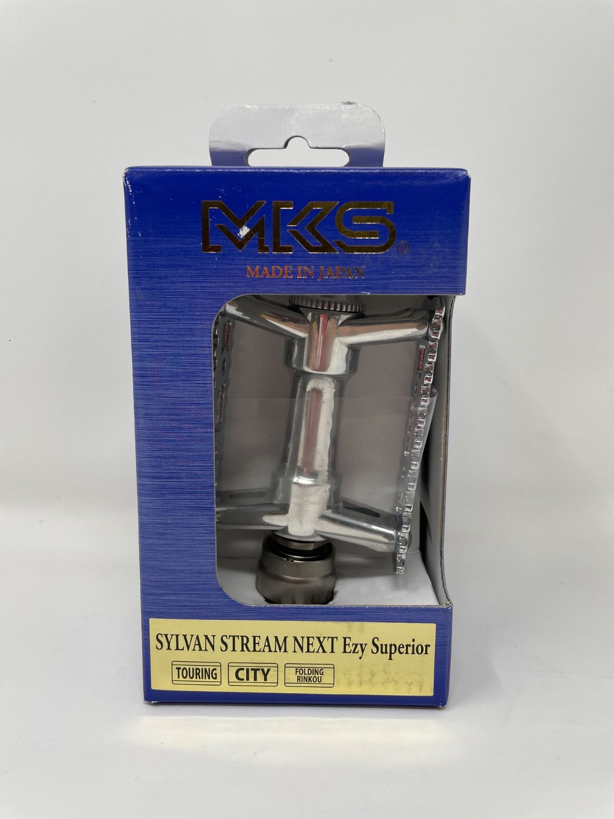 【新品未使用　店舗保管品】三ヶ島製作所 ＭＫＳ SYLVAN STREAM NEXT Ezy Superio シルバンストリームネクストイージースーペリア　ペダル 日本製 　MKS 　シルバー