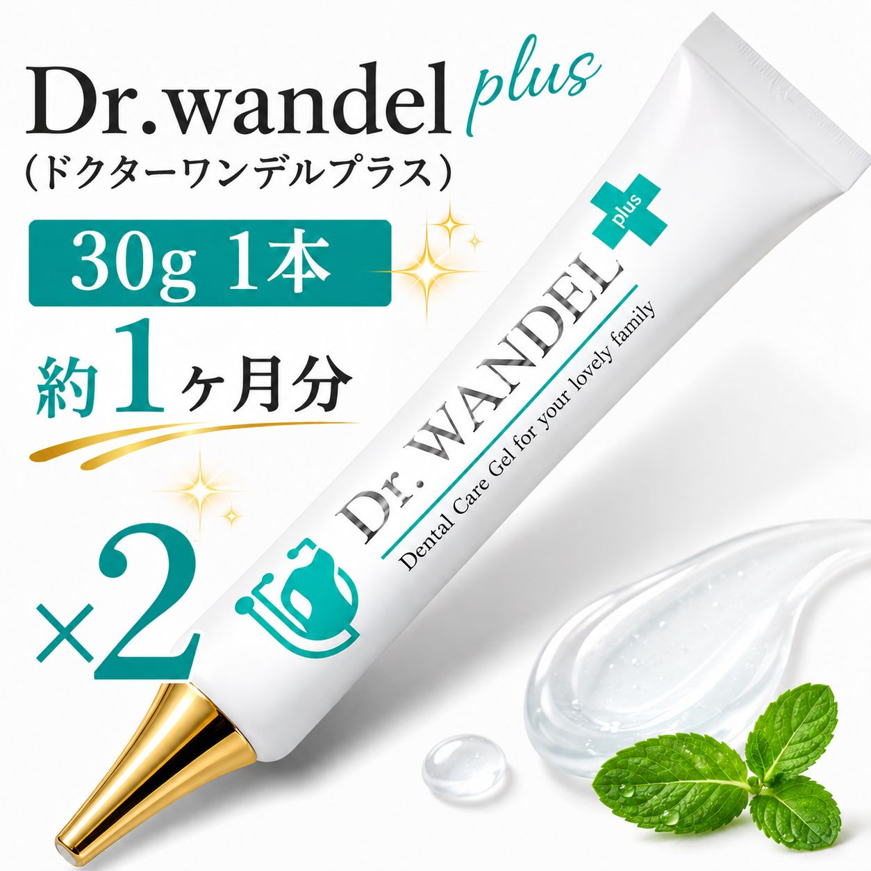ドクターワンデル プラス Dr.wande 30g 愛犬用 デンタルケア 口臭 歯石 ケア ドクターワンデル 30g 1本 約1ヶ月分 愛犬 獣医師共同開発 犬用デンタルケア ジェル