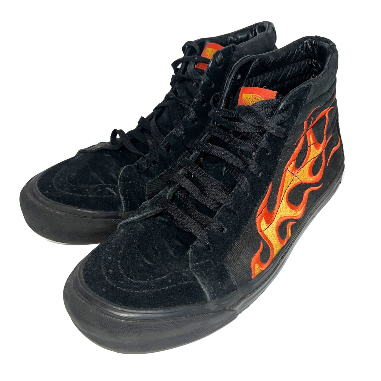 VANS × WTAPS バンズ ダブルタップス SK8-HI サイズUS10.5 スニーカー ファイヤーパターン ブラック