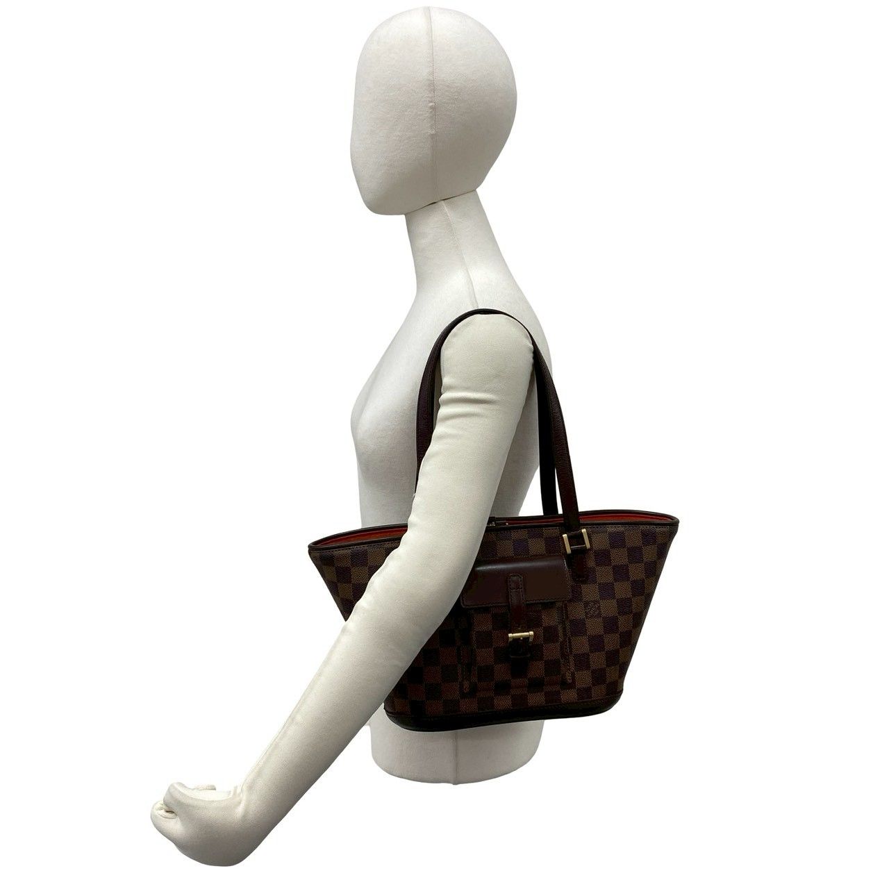 極 美品 希少品 LOUIS VUITTON ルイヴィトン マノスク PM ダミエ 柄
