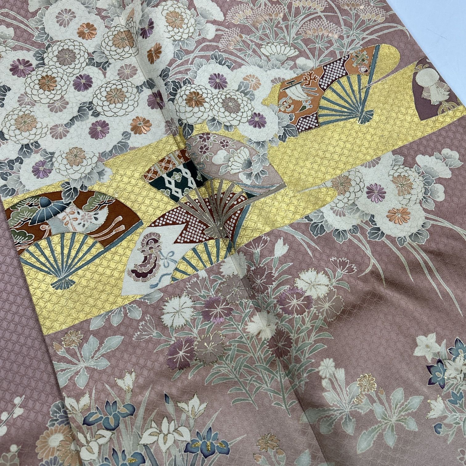 色留袖 4枚 正絹 着物まとめ売り【F370】同梱購入歓迎 リメイク用