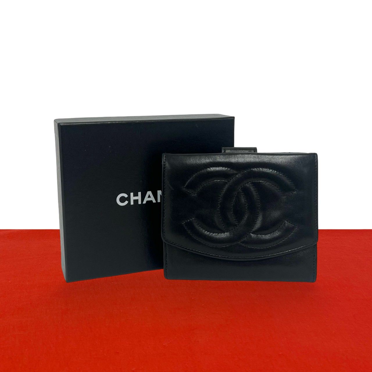 極 美品 シール有り 4番台 CHANEL シャネル ヴィンテージ デカココ
