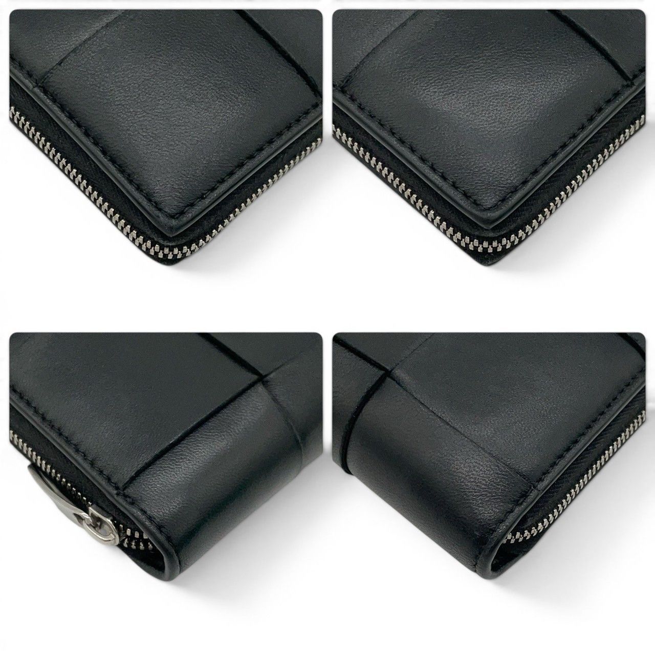 超極美品】ボッテガヴェネタ Bottega Veneta ラウンドジップ長財布