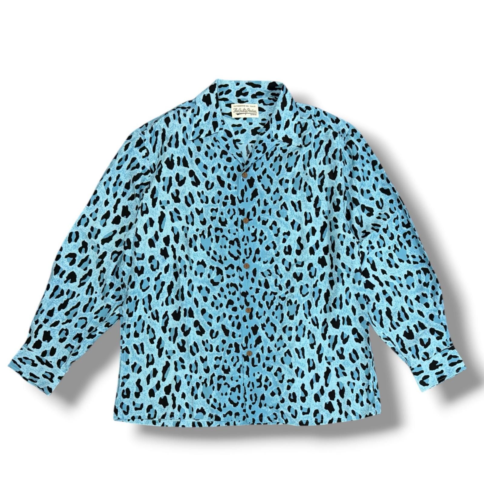 WACKO MARIA 22AW HAWAIIAN SHIRT L/S レオパード柄長袖ハワイアン