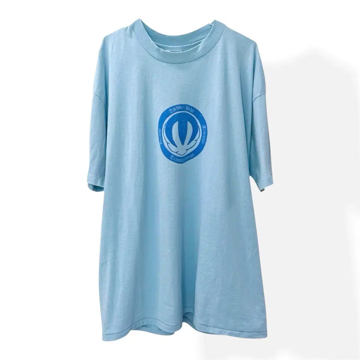 90s HANES(ヘインズ) ライトブルー ヴィンテージ Tシャツ