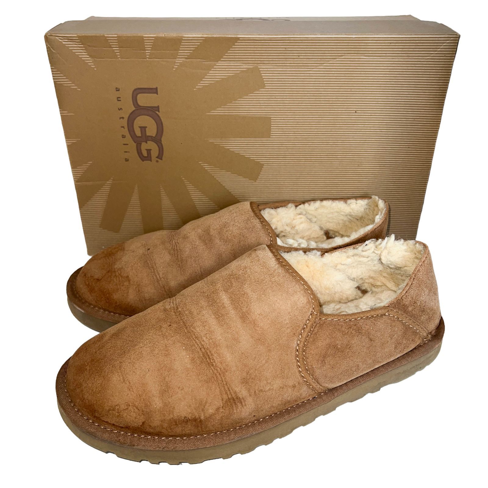 UGG アグ M KENTON サイズUS10 ムートンシューズ ボア スリッポン 