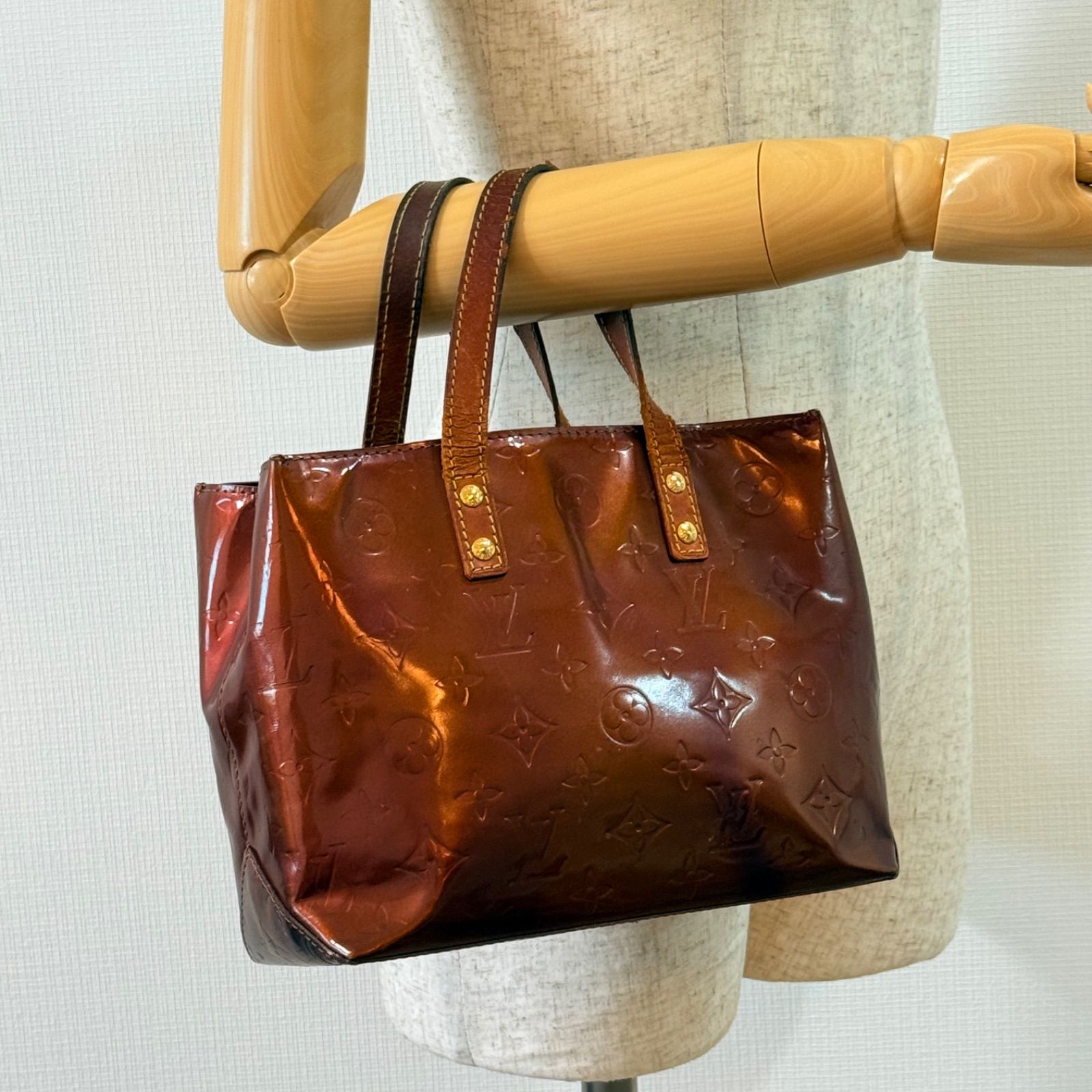 LOUIS VUITTON ルイヴィトン ヴェルニリードPM ハンドバッグ 美品
