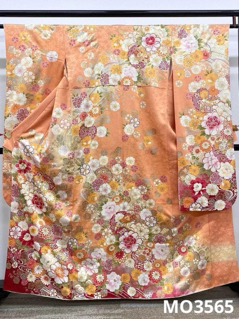 振袖 金駒 金彩 紋意匠 身丈157cm MO3565