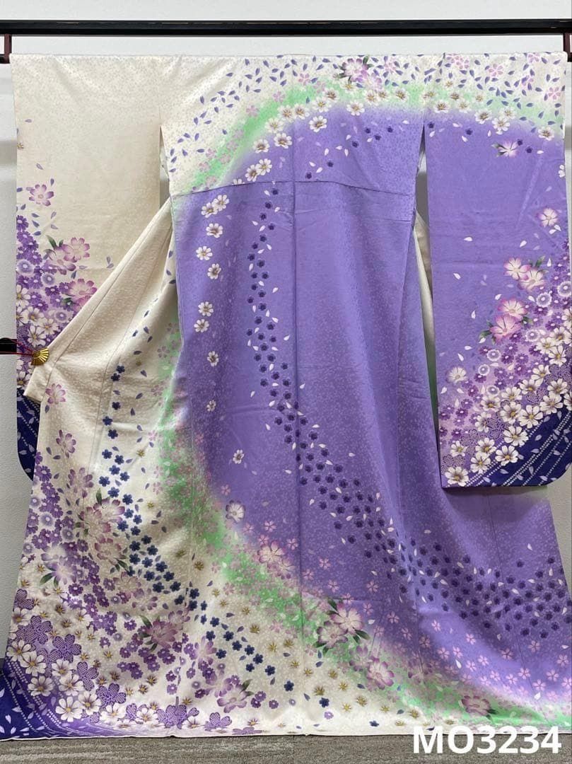 振袖 紋意匠 桜尽くし 身丈168cm 撥水加工済 MO3234