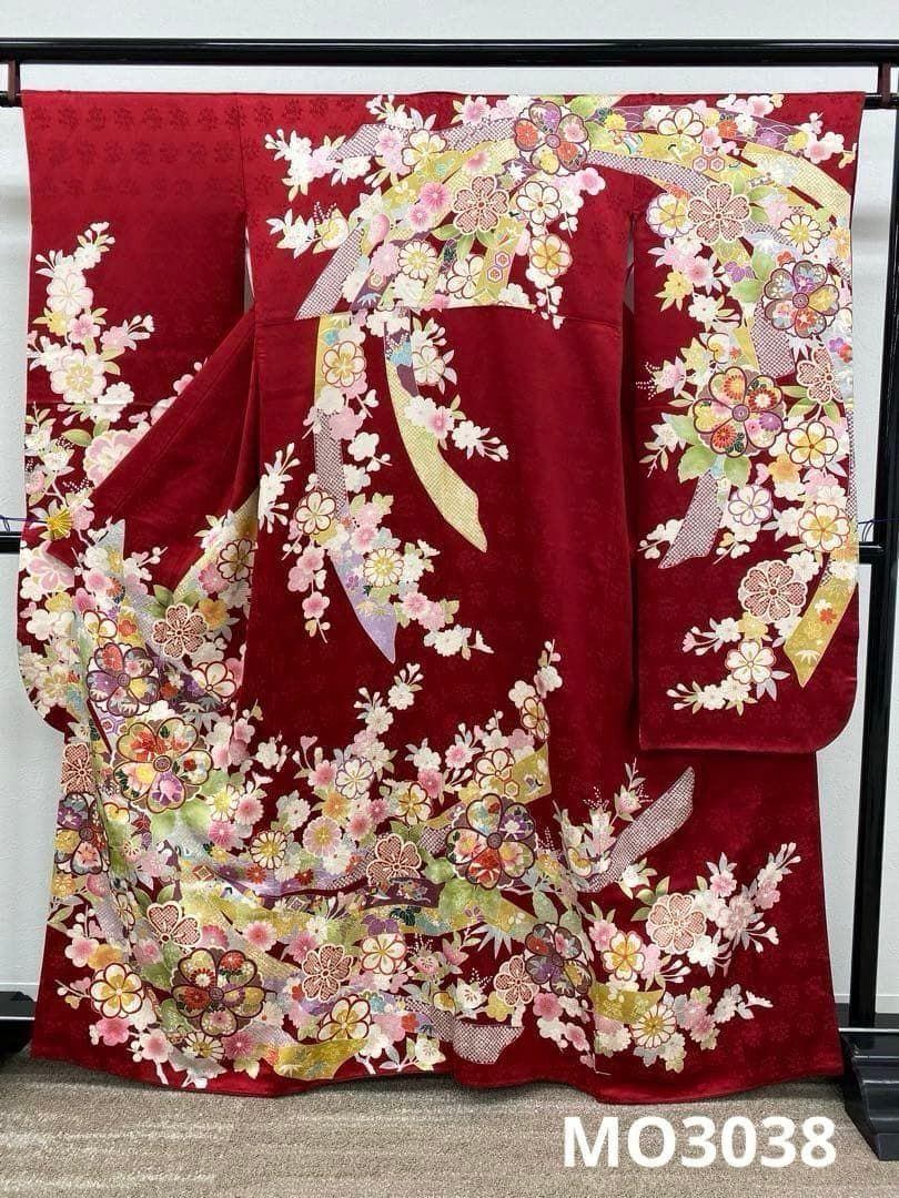 振袖 豪華 金駒 金彩 紋意匠 身丈160cm 撥水加工済 MO3038