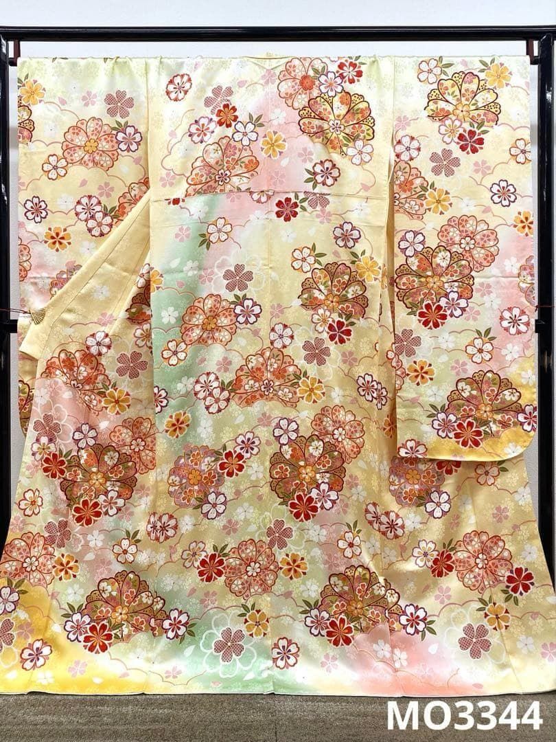 振袖 金駒 金彩 紋意匠 身丈169cm MO3344