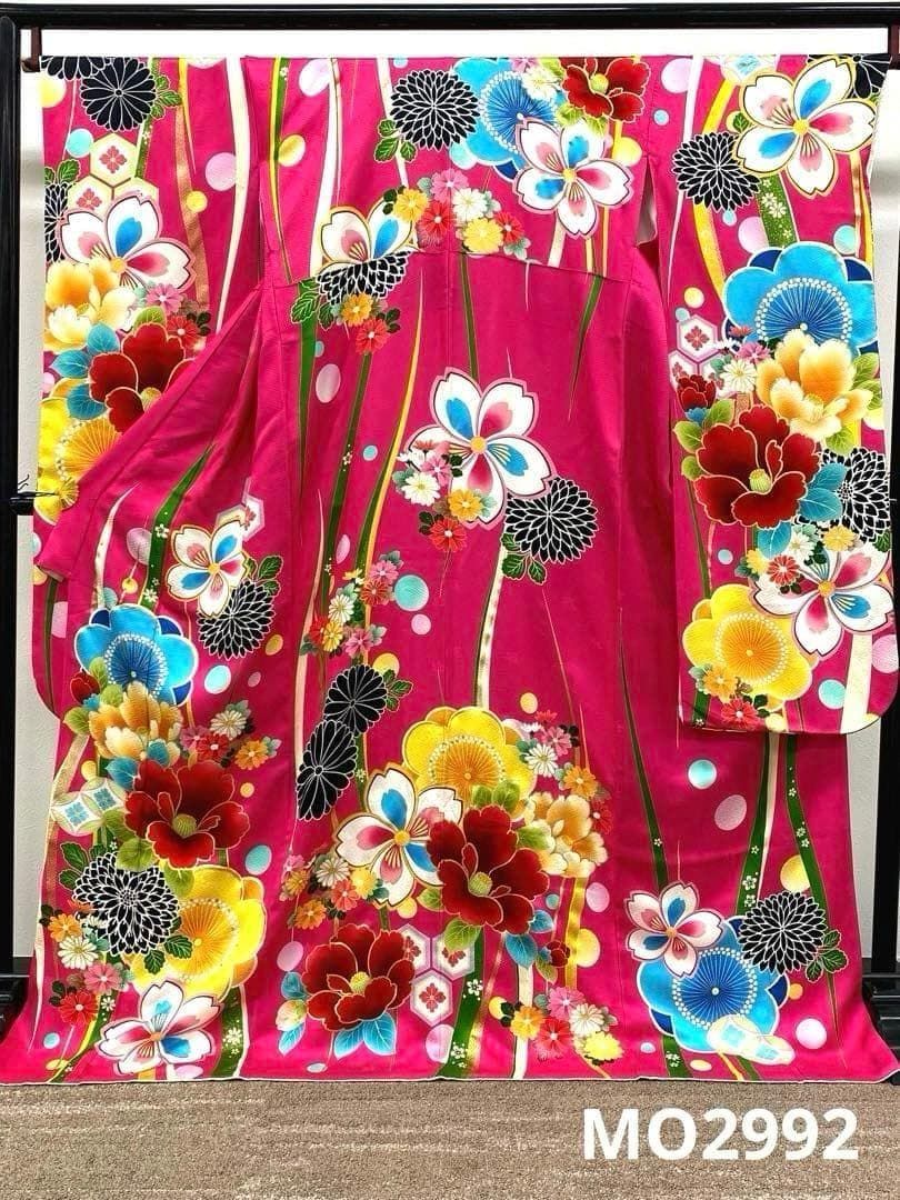 振袖 豪華 金彩 紋意匠 身丈171cm パールトーン加工済　MO2992 振袖 豪華 金彩 紋意匠 身丈171cm パールトーン加工済 MO2992 - メルカリ