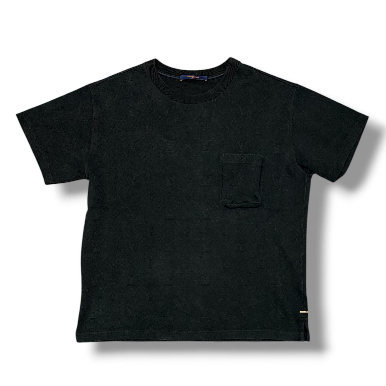 国内正規 LOUIS VUITTON 21SS 3DポケットモノグラムTシャツ 半袖 Tシャツ ルイヴィトン RM211Q TCL HIY49W ブラック M （3974M）