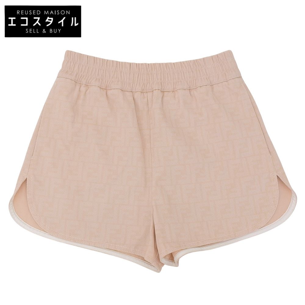 FENDI　フェンディ　美品 FF総柄ショートパンツ ボトムス レディース ピンク系 38 FLP761 AK6C　38