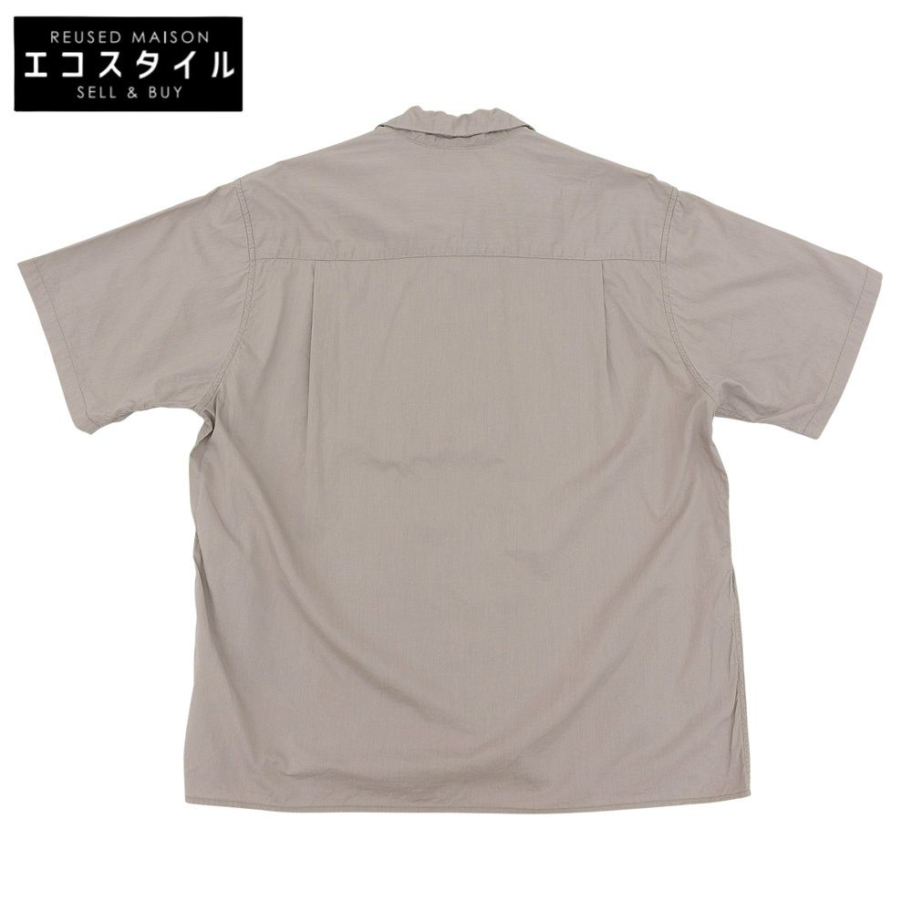CIOTA　シオタ　美品 Open Collar Short Sleeve Shirt トップス レディース グレー 3 SHLM-112-CR　3
