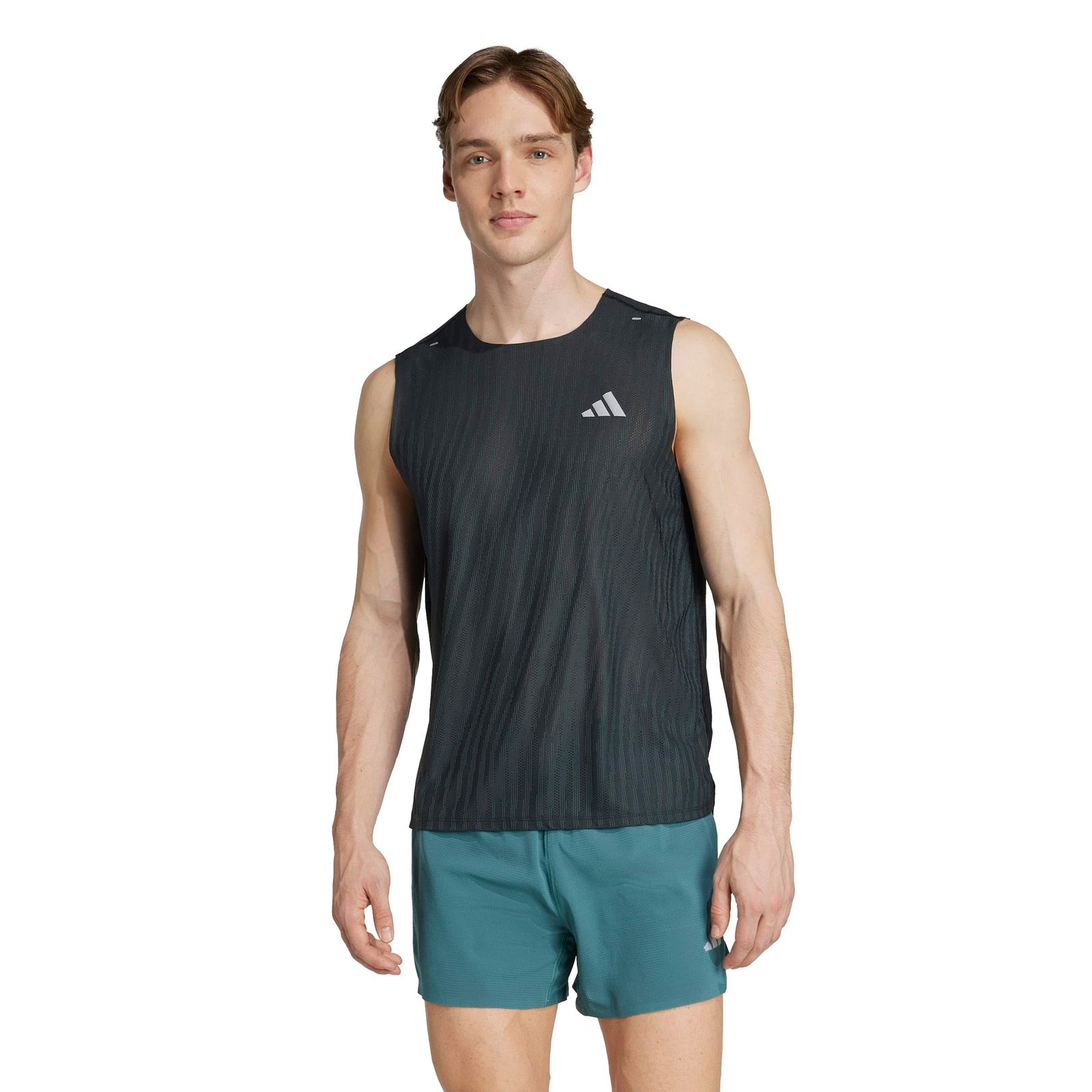 アディダス ランニング タンクトップ adi365 タンク メンズ KRD98 ブラック/グレーシックス (JM5712) S [ブラック/グレーシックス (JM5712)] [S]