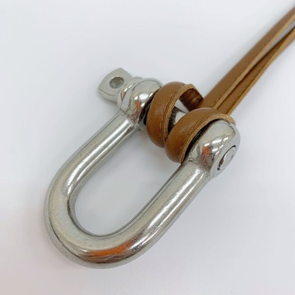 ANCELLM アンセルム LEATHER ROPE BELT レザーロープベルト 細ベルト